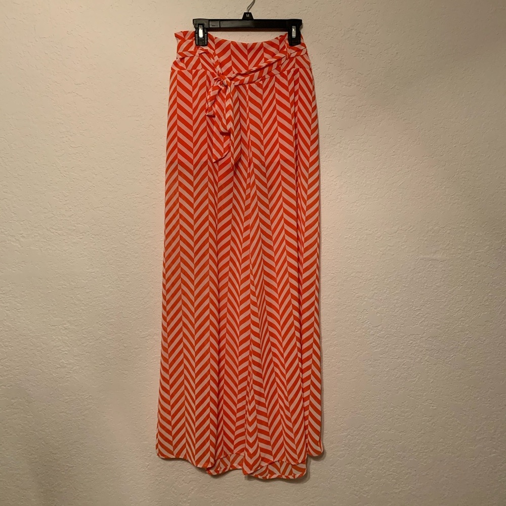 Chevron Palazzo Pants